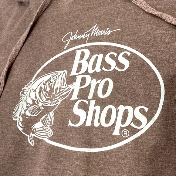 Dark grey and teal Bass Pro Shop Hoodie - Picture 2 of 3